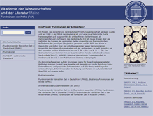 Tablet Screenshot of fda.adwmainz.de